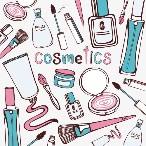 以簡筆畫描繪美妝與防護 化妝品與勞保用品的手繪藝術(shù)